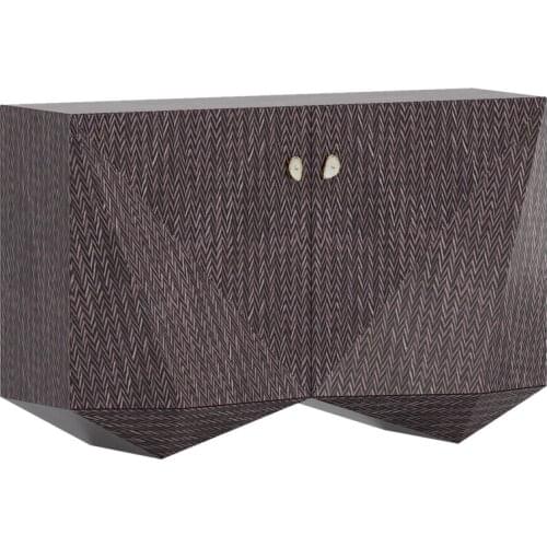 Light luxury designer dining side cabinet modern simple household wall solid wood storage cabinet storage cabinet