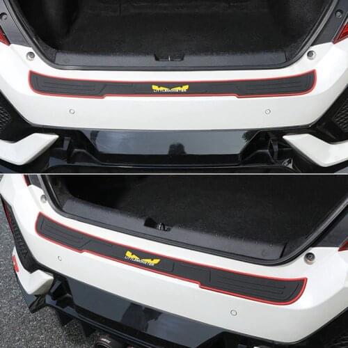 Universal Car Bumper Guard Protector Strip SUV Car Rear Trunk Bumper Cover Sticker Pad Trim Moulding Anti Collision Car Styling