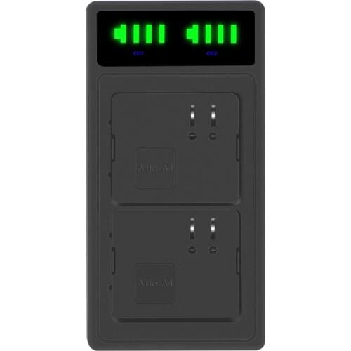 PowerTrust LED USB Charger for Arlo Ultra Arlo Pro 3 Arlo Ultra 2 Wire-Free Security Cameras Batteries