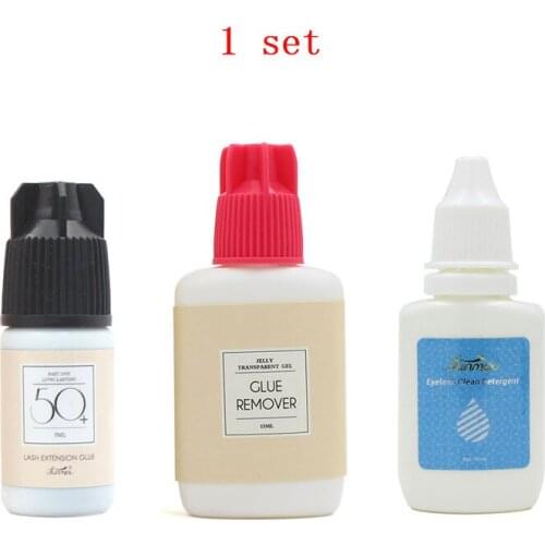 1 Set Ultra Super Glue Lash Primer Lash Remover for Eyelash Extensions Glue Fast Dry LongTime Korea Glue