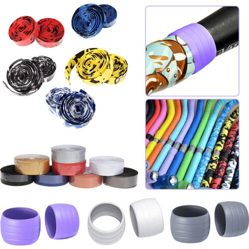 1 Pair Road Bike Handlebar Tape Road Bike Sports MTB Cycling Handle Belt Cork Wrap with Bar Plugs + 2 Bar Plug Carbon
