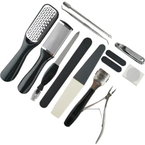 15pcs Foot File Hard Dead Skin Callus Remover Rasp Scraper Pedicure Kit Foot Polishing Feet Care Manicure Tool