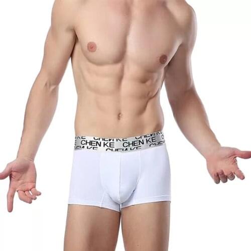 3pcs Mens Ice Silk Sexy Breathable Boxer Briefs Trendy Mens Business Casual Solid Color Four-corner Sexy Underwear Lingerie
