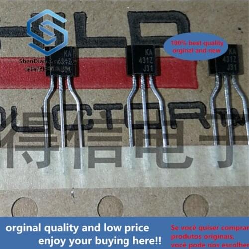 30pcs 100% orginal new KA431Z KA431 Programmable Shunt Regulator 431 TO-92 real photo
