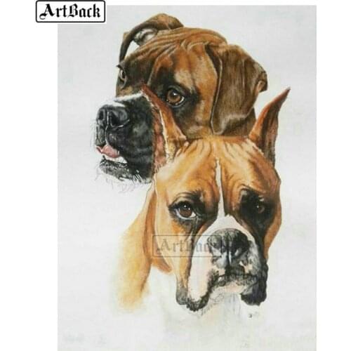 5d Diy, diamond cross stitch, diamond mosaic, needlework, crafts, diamond embroidery, animal, dog, painting, home decor