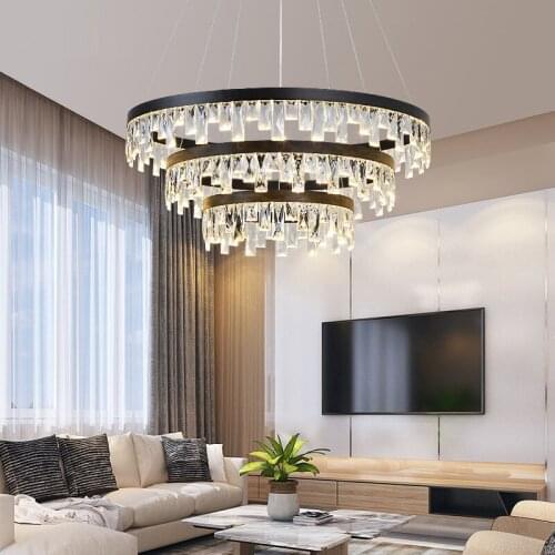 American Style Retro Chandeliers LED Crystal Lighting For Living Room Bedroom Hall Hotel Restaurant Dining Room Fashion DHL