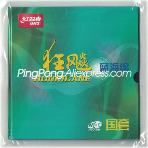 DHS Hurricane 3 National NEO BLUE SPONGE (Professional Player Use) Table Tennis Rubber Original DHS Ping Pong Sponge