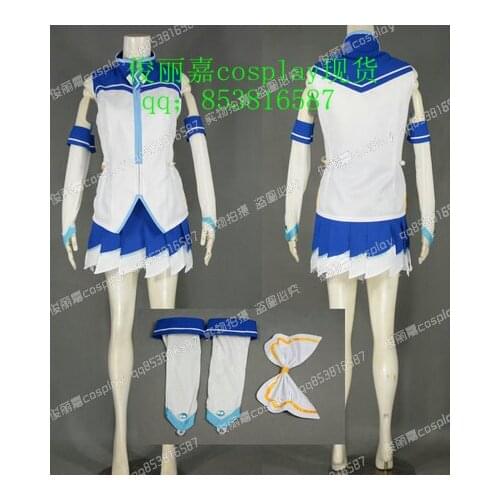 Superdimension Neptune VS Sega Hard Girls Hatsumi Sega Segami Segamin Dress Cosplay Costume J001