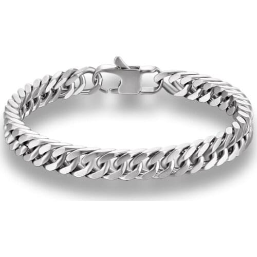 Best selling titanium steel mens steel bracelet
