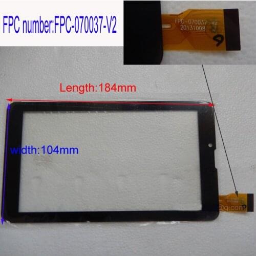 New 7" Tablet Touch Screen FPC-070037-V2 Touch Panel Digitizer Glass Sensor replacement Free Shiping