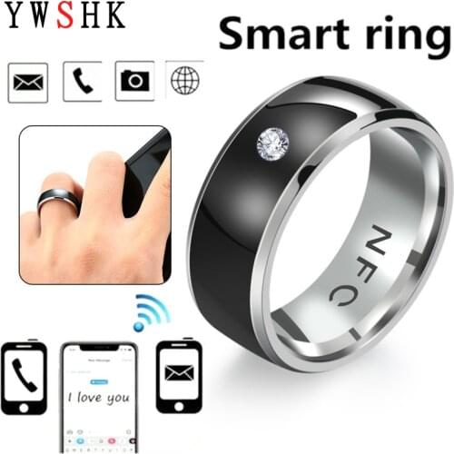 Couples New NFC Smart Ring Multifunctional Waterproof Smart Digital Technology Ring 2021 High-End Gift Fashion Exquisite Jewelry
