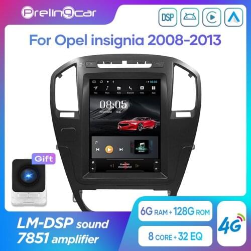 Vertical screen android 10.0 system car gps multimedia video radio player in dash for opel insignia car navigaton stereo