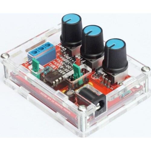 High Precision Function Signal Generator DIY Kit Sine Square Wave Output 1Hz-1MHz Adjustable Frequency Amplitude