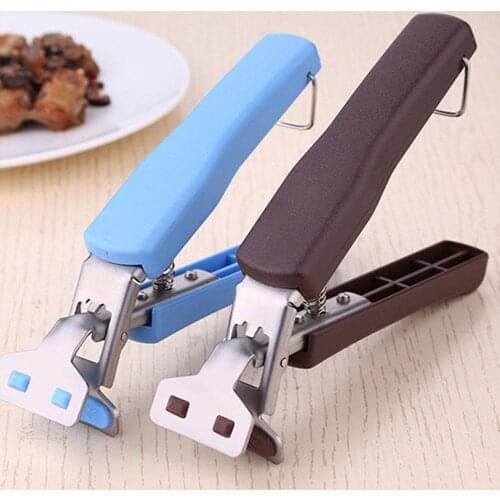 Anti-scalding Dish Clamp Bowl Holder Clip Hot Dish Handle Clip Kitchen Gripper Pot Bowl Silicone Retriever Tool Plate Pan T L4O5