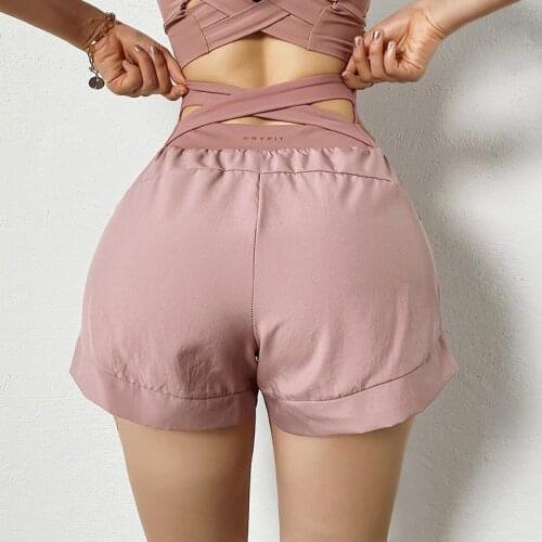 Womens Sports Shorts Summer New Anti-Light Out Running Quick-Drying Fitness Training Shorts High Waist Loose Yoga Shorts