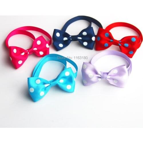30pcs/lot Dog Bow Ties Pet Cat Puppy Bowties Neckties Accessories Dog Holiday Grooming products Supplies