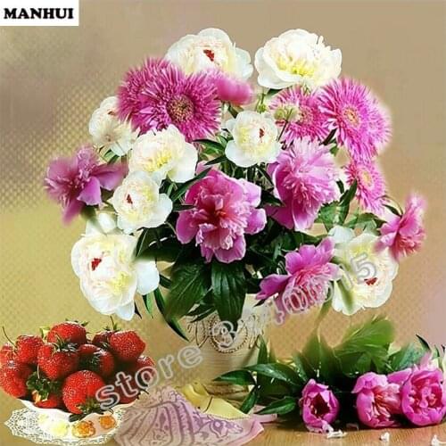 5D Daimond Painting Cross Stitch Full Diamond Painting Home Decor DIY flower Diamond Embroidery BEC132