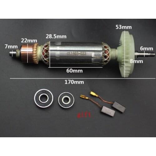 AC220-230V Armature Rotor Stator Replace for Bosch GWS 7-100GWS7-100T 7-125 125T Angle Grinder Parts Power Tool Parts