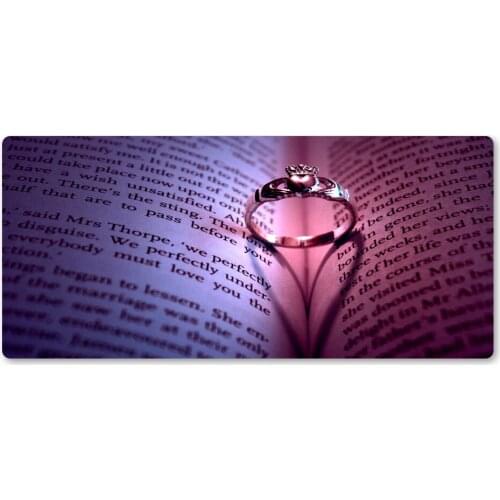 The Shining Ring Mouse Pad High Quality PC Game Mouse Pad Computer Keyboard Rubber Pad To Girlfriend Game Mouse Pad Gifts