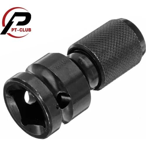 Quick Release 1/2-Inch Square Drive to 1/4-Inch Hex Female Socket Adapter Converter Chuck Adaptor for Impact and Ratchet Wrench