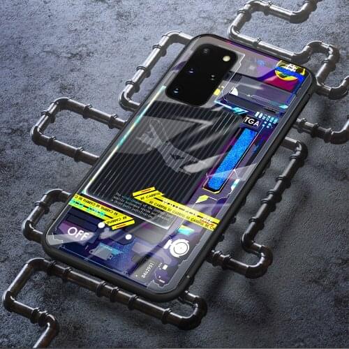Tempered glass case for Samsung S10 plus travel style cover for samsung S8 S9 S10 S10e S20 s21 plus note 8 9 10 20 ultra