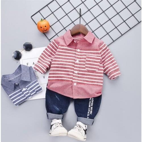 Spring Autumn Children Boys Girls Clothing Sets Baby Suit Shirt Pants 2Pcs/Sets Infant Clothes Fashion Toddler Casual Tracksuits