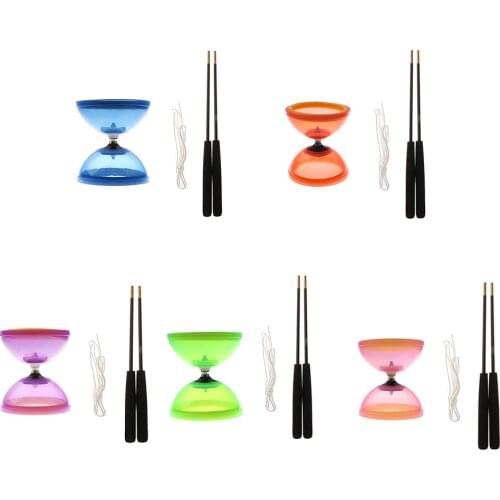 Vintage Chinese Yoyo 1-Bearing Diabolo Skill Toy, Party Favor, Kids Adutls Indoor Outdoor Fun Play