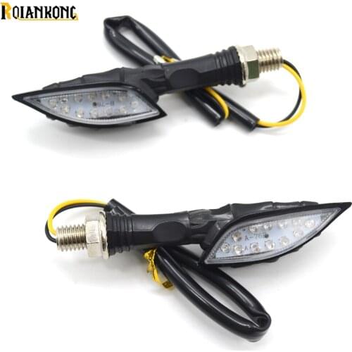 Motorcycle LED Flashing Turn Signal Light 12 Led Indicator Light For Honda VFR400 NC30 VFR750 VFR800/F VFR 800 VFR1200/F