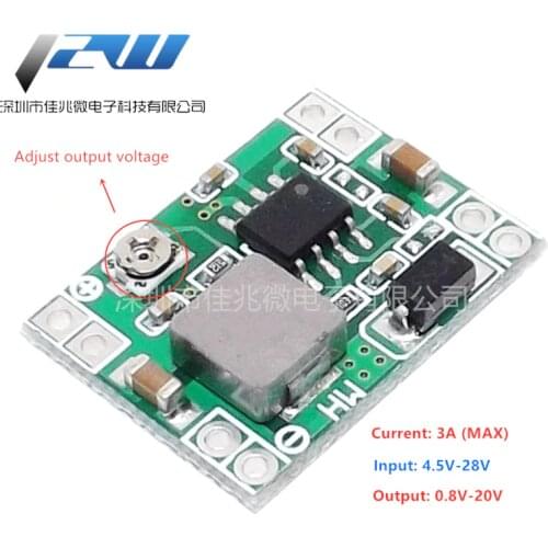 New ultra-small size DC-DC3A power step-down adjustable module 24V to 12V9V5V3V ultra MP1584EN