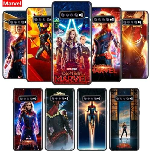 Marvel Avengers Super Hero Captain Marvel For Samsung Galaxy S21 S20 FE Ultra S10 Lite 5G S10E S9 S8 Plus S7 S6 Edge Phone Case
