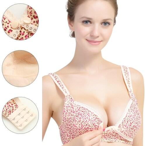 Sexy Lace Push Up Women Bras Intimates Leopard Pattern Bralette Underwear Adjustable V Neck Wirefree Swimsuit Bikini Lingerie