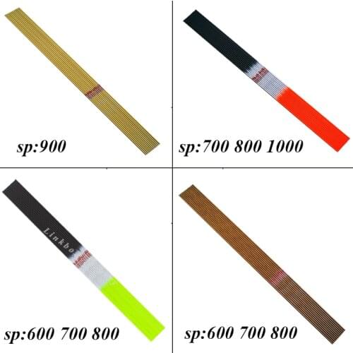 12pcs Arrows Shaft Archery Pure Carbon Arrows ID 4.2mm Spine 600 700 800 1000 for Recurve Bow Hunting Flechas De Carbono