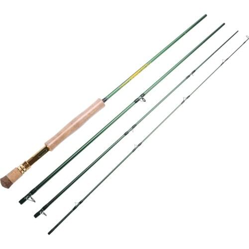 Sougayilang Carbon Fiber Fishing Rod Dual Use 2.9M 4 Sections Fly Fishing Rod Spinning Fishing Rod Outdoor Bass Fishing Pole