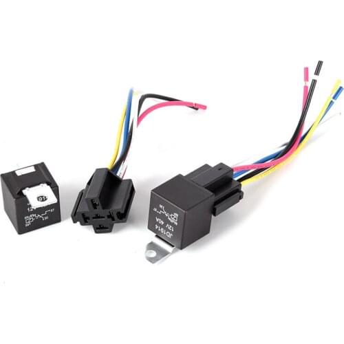 Waterproof Automotive Relay 12V 5Pin 40A Car Relay 12V 5Pin With Relay Socket