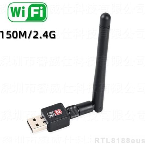 Wifi Antenna Adapter 150Mbps USB2.0 Wireless Network Card RTL8188FTV 2.4G Ethernet Wifi Receiver Access Point for Desktop Laptop