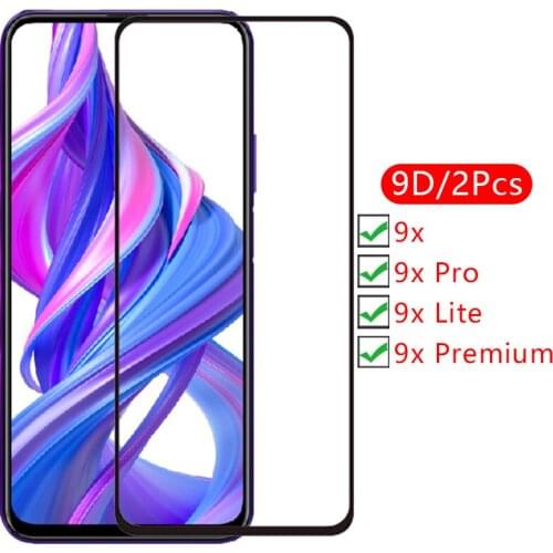 9d screen protector tempered glass case for huawei honor 9x pro lite premium cover on honer 9 x x9 light protective phone coque