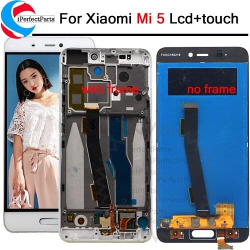 For Xiaomi Mi5 Mi 5 LCD Display Digitizer Screen Touch Panel Glass Sensor Assembly 1920*1080 For xiaomi mi5 LCD