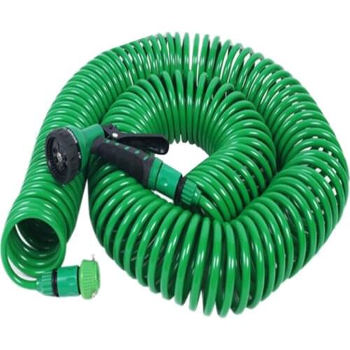 7.5m Retractable Coil Magic Flexible Garden Water Hose For Car Hose Pipe Plastic Hoses Garden Watering with Spray Guns