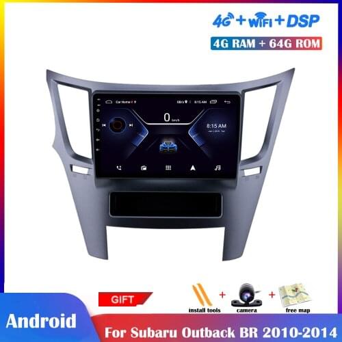 9 inch IPS Screen Android Multimedia Player For Subaru Outback Legacy BR BM 2010-2014 Car Radio Stereo GPS Navigation DSP