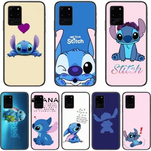 Cartoon Animations Stitch Phone Case High Quality Printing Phone cover hull For SamSung Galaxy S 6 7 8 9 10 20 Plus Edge E 5G