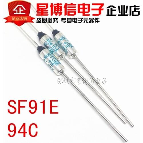 Free Shipping 200PCS SEFUSE Cutoffs Thermal Fuse 94C 94 Degree 10A 250V Metal SF91E