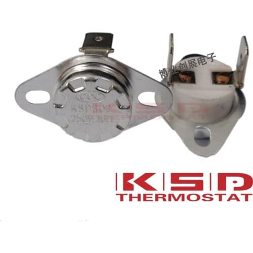 Ceramics Thermostat Thermostat KSD301/KSD302 40C~300C 16A250V NC Normal Closed Temperature Switch 160C 180C 200C 220C 250C 300C