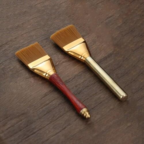 Cleaning Tea Brush Bubble Pot Minimalist Japanese Copper Tea Brush Teaperward Retro Ceremony Herbata Matcha Tea Tools EI50CS