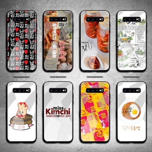 HOTCASHOP Korean cuisine kimchi Phone Case Tempered Glass For Samsung S20 Plus S7 S8 S9 S10 Plus Note 8 9 10 Plus