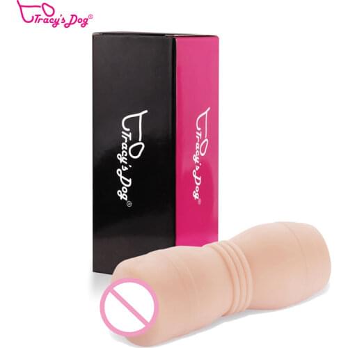 Tracys Dog Masturbators Cup Realistic Mouth With Teeth And Tongue Blow Job Stroker Oral Sex Toys Pocket Vagina Pussy For Man