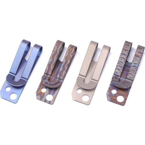 Multi-purpose Wallet Titanium Alloy Wallet Card Holder Tool Holder EDC Folder Clip Notes Tools Accessories Camping Equipment