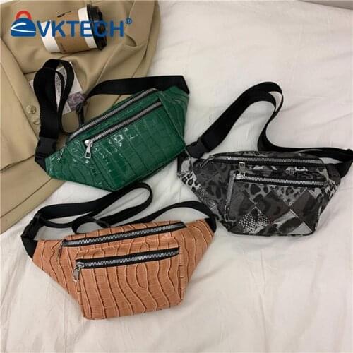 Fashion Women PU Leather Solid Color Stone Pattern Shoulder Messenger Bag Casual Ladies Small Handbags Purse Waist Packs