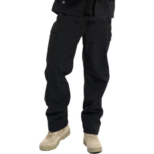 Men Shark Skin Soft Shell Tactical Military Camouflage Pants Windproof Breathable Fleece Trouser Field Hunting Camping Long Pant