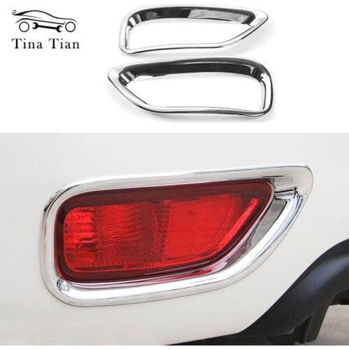 Rear Fog Light Lamp Decoration Cover Trim Frame Fit for Nissan Patrol Y62 2011 2012 2013 2014 2015 20162017 Accessories