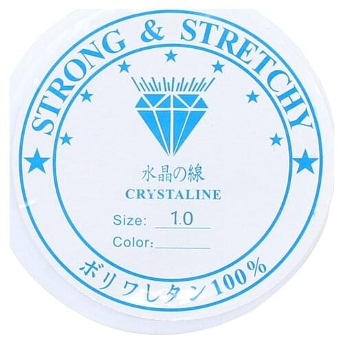 0.4-1.0MM Transparent Elastic Crystal Line Beading Rope Thread Beads Cord String Thread For Jewelry Making DIY Bracelet Necklace